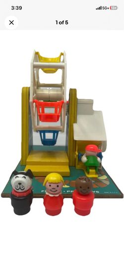 Fisher Price Ferris Wheel 969 Music Box WORKS 1966 Vintage Little People