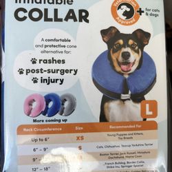 Inflatable Recovery Collar For Dogs - Large 