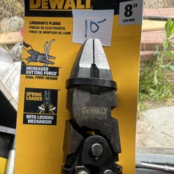 DEWALT 8” LINEMAN’s PLIERS