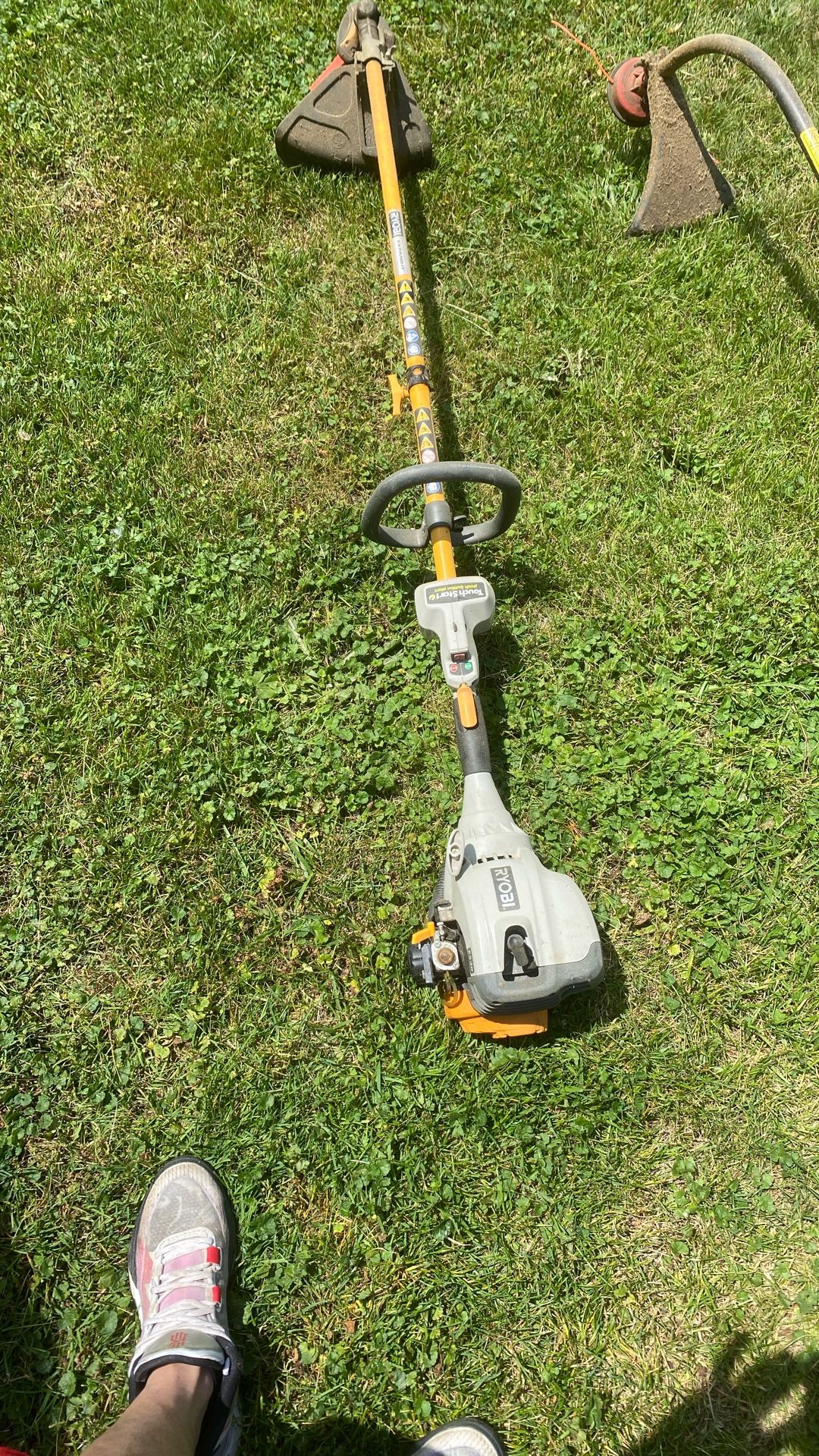 Aerobie And John Deere Weedwhacker