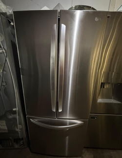 LG French Door Fridge – Stainless, Slim Ice Maker, Bottom Freezer