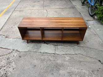 48” Mid-Century Modern Wood TV Stand