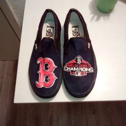 Vans World Series 2018 Red Sox Vintage Shoes