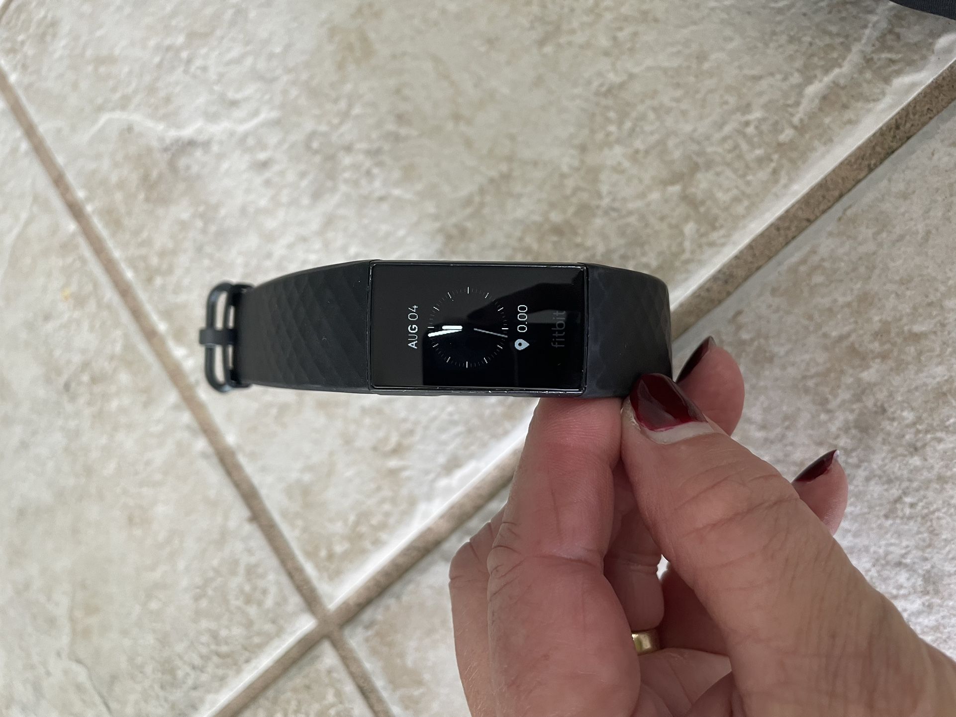 Fitbit Charge 3 with charging cable