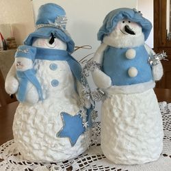 Mr. & Mrs. Snowman