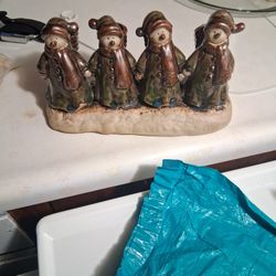 4stick Snowman Candle Holder