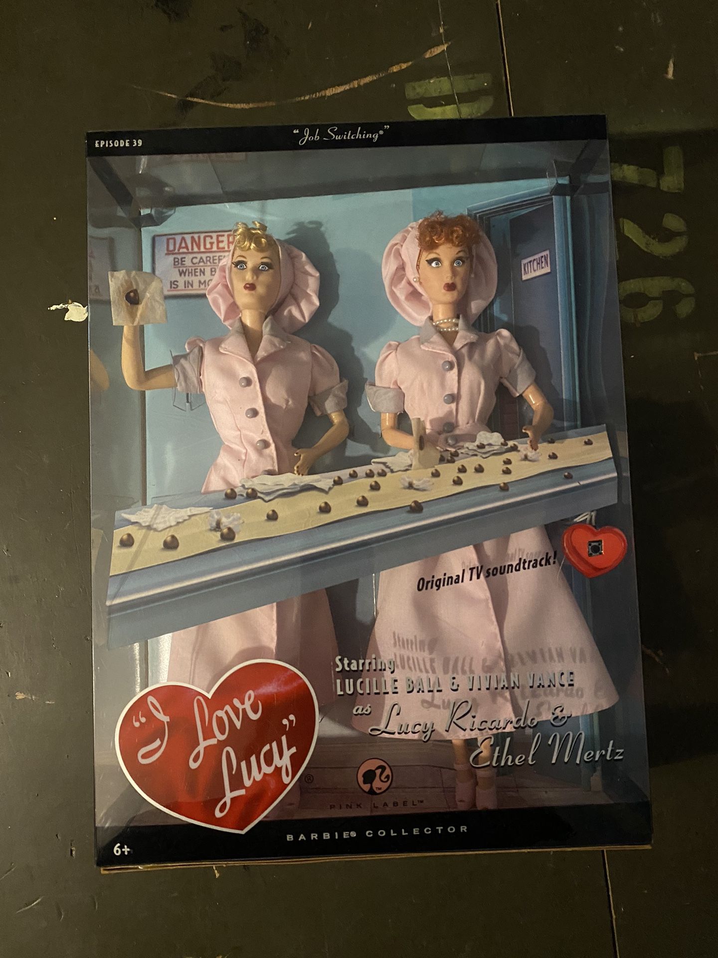 I Love Lucy Job Switching Barbie Dolls