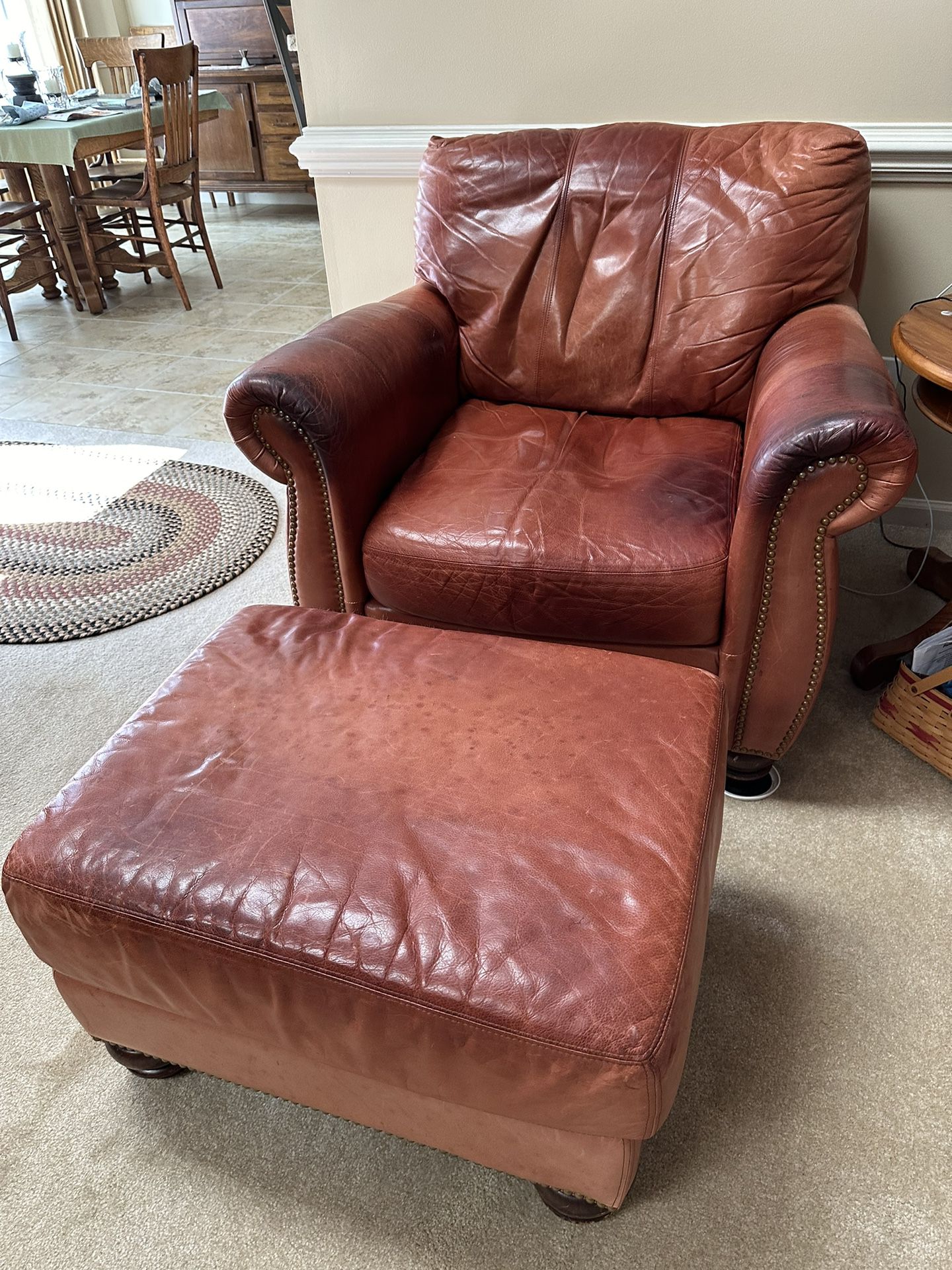 Leather Furniture - Sofa, Chair and Ottoman