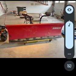 7 Foot 06 Ford F 350 Hiniker Snow Plow