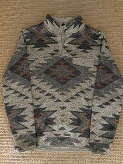Lucky brand Sweater Men’s Large Southwestern Tribal Pattern