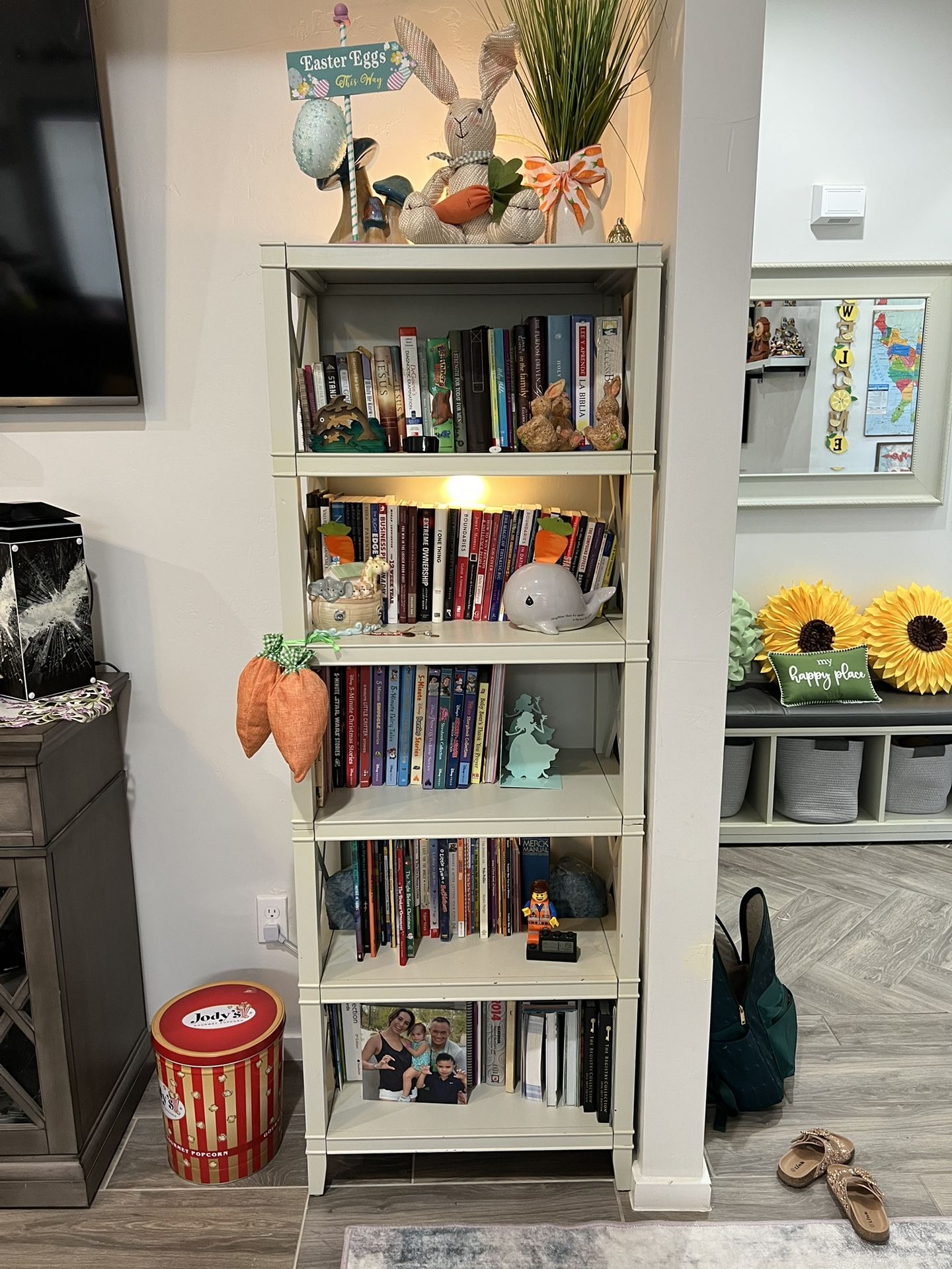 Book Shelf With Lights.