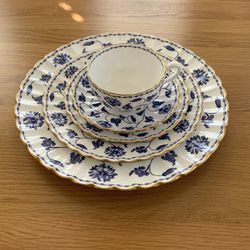 Spode England Fine Bone China BLUE COLONEL