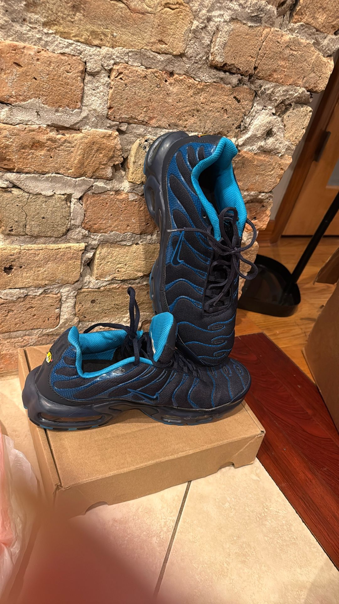 Nike Air Max TN, https://offerup.com/redirect/?o=TmF2eS5CbHVlL0JhYnk= Blue Size 12