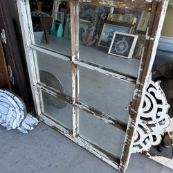 Old Window Mirror