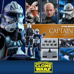 Hot Toys TMS018 Captain Rex Star Wars The Clone Wars 1/6 Figure