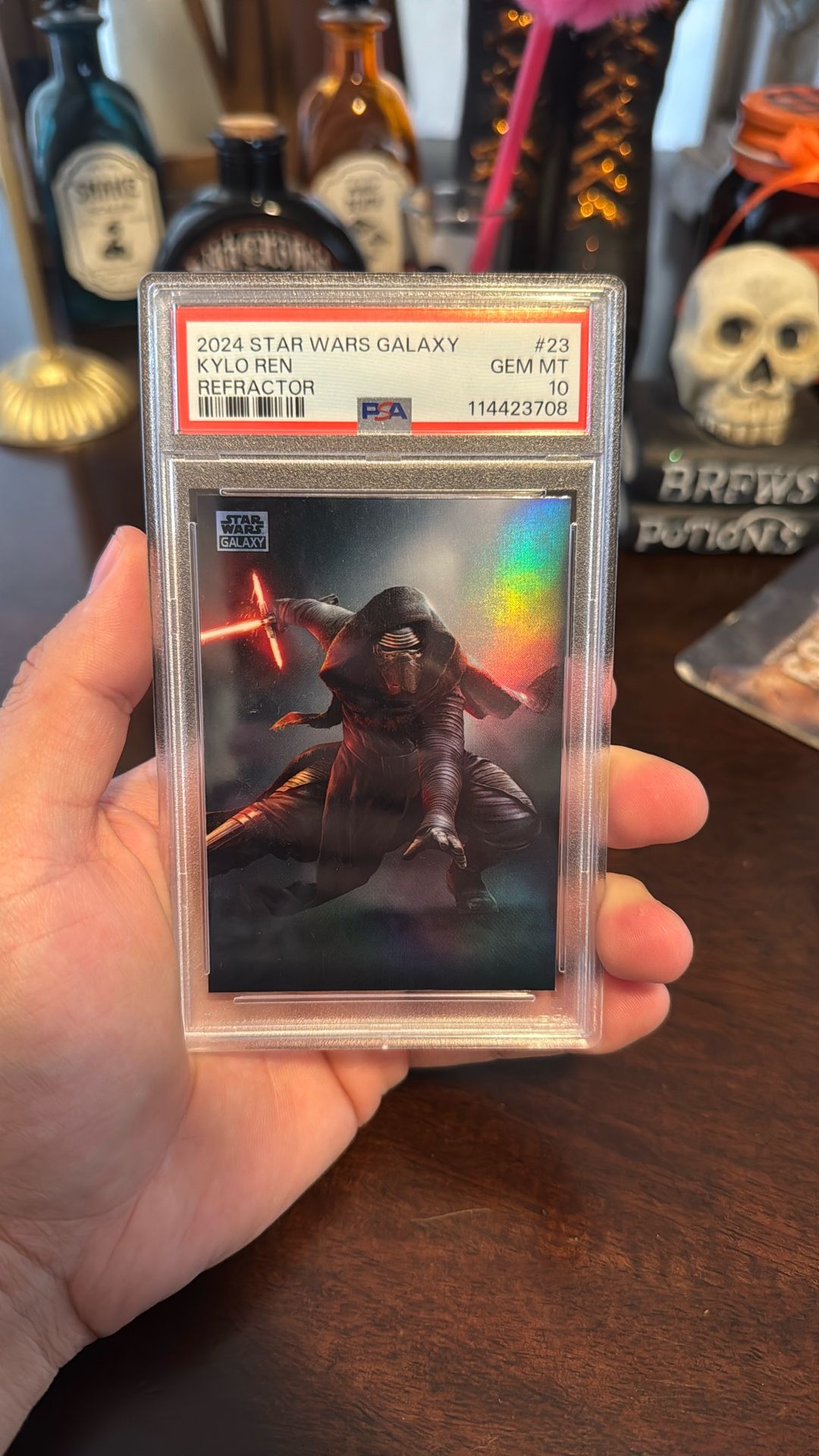 2024 Star Wars Topps Chrome Kyle Ren PSA 10