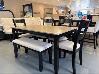 New 6pc Dining Table Set