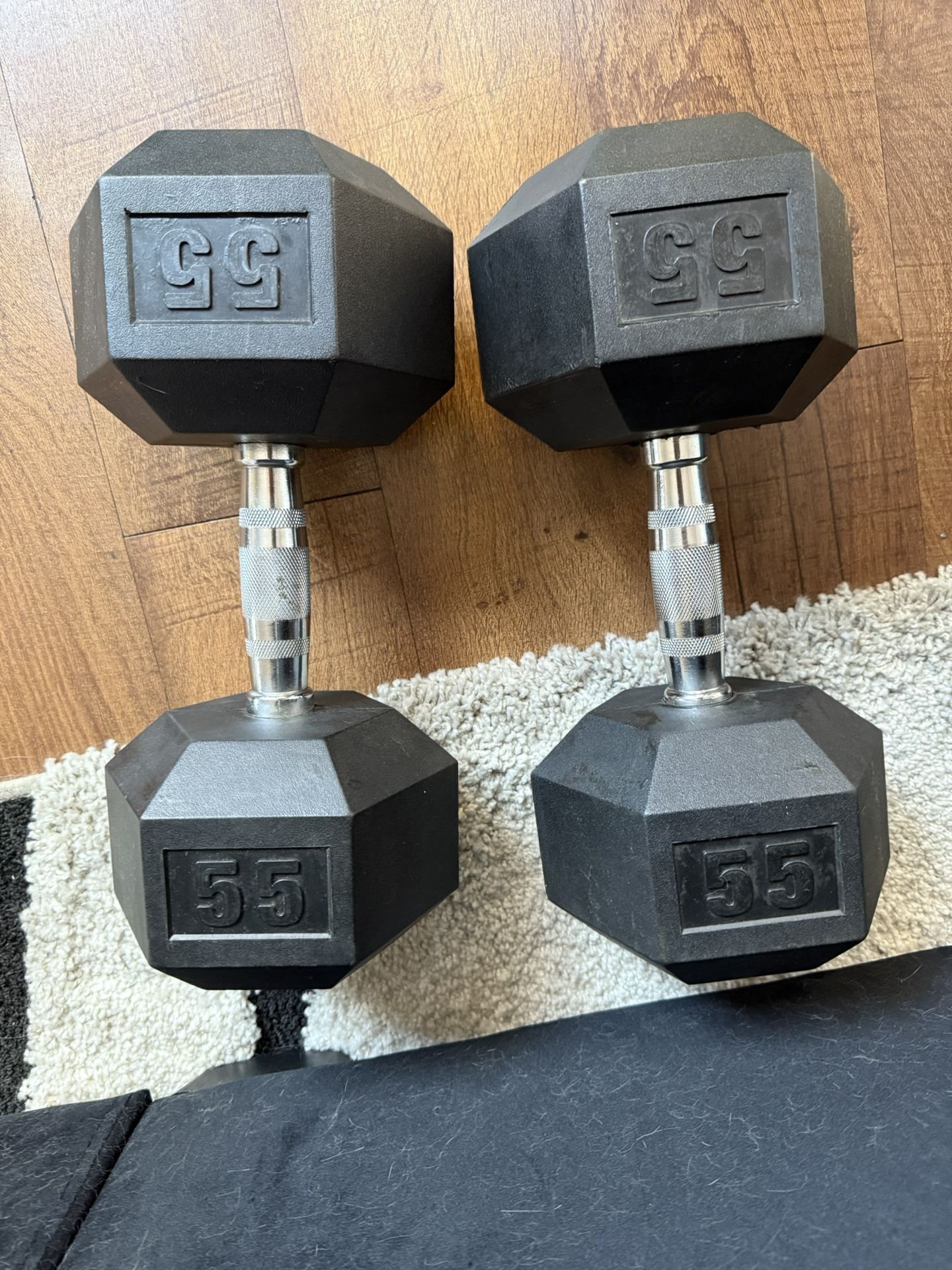 55 Lb Dumbbell Set