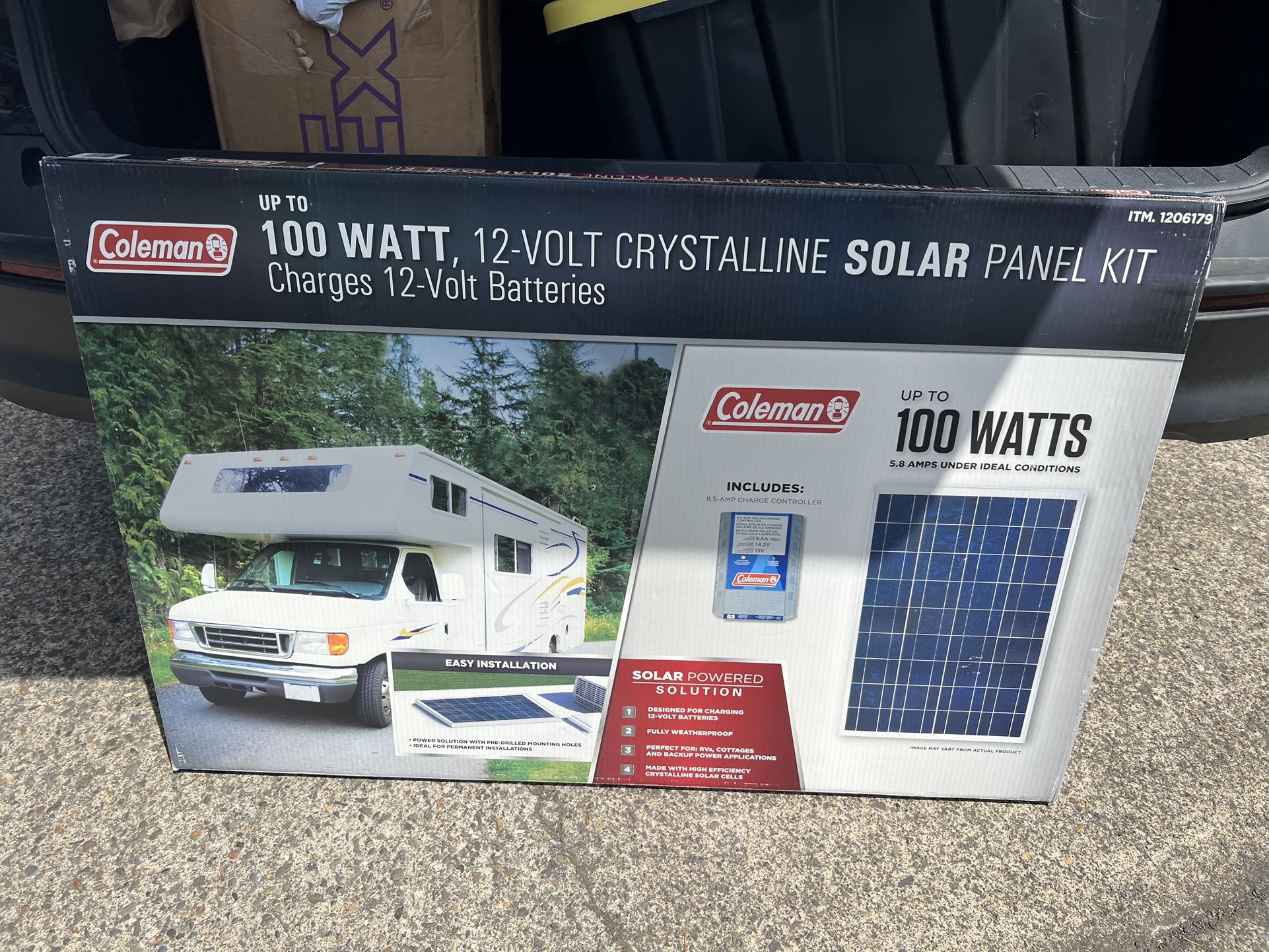 Coleman Solar Panel For RV