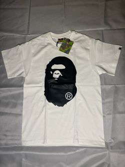 Bape white and black tee