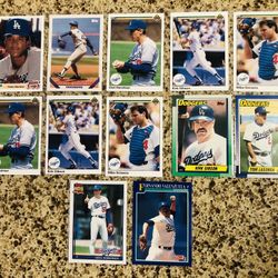 1990s LA Dodgers Topps, Upper Decks Trading Cards
