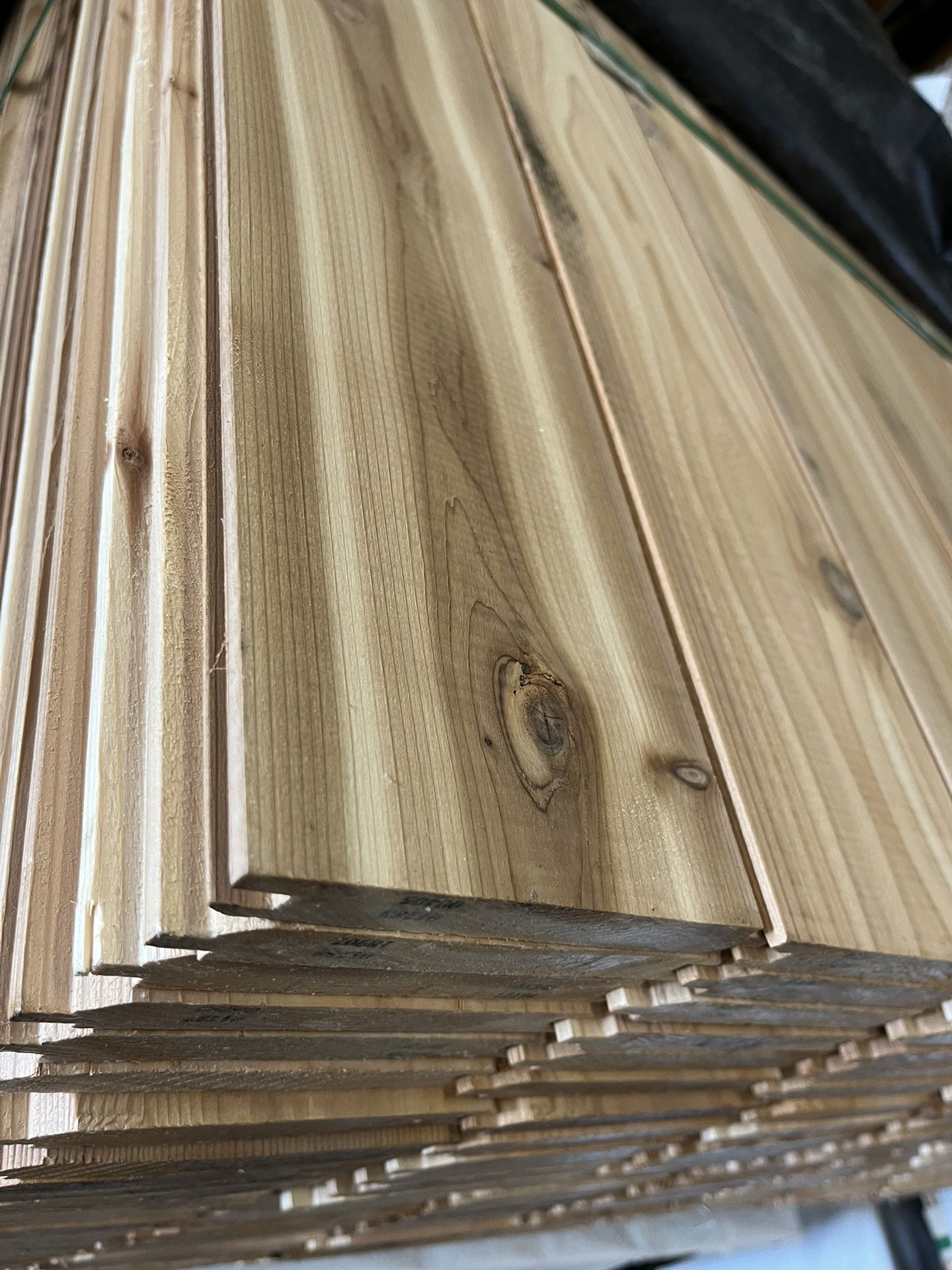 Cedar 1x6x6’ T&G- $1.50/LF