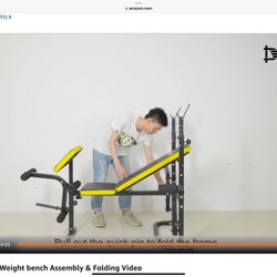 Doufit WB-04 Weight bench Assembly & Folding