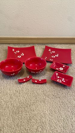 Two person sushi dish set
