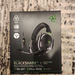 Razer Blackshark V2 + USB Sound Card