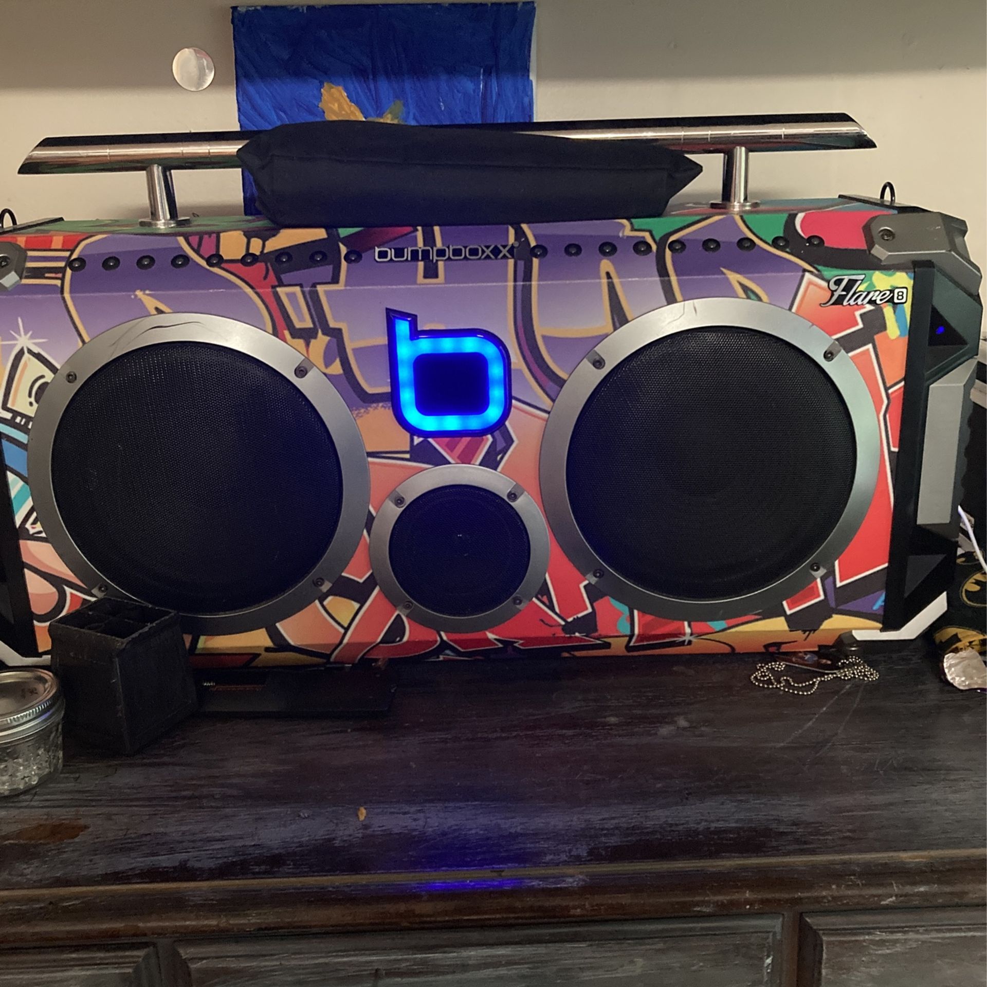 Bumpboxx Bluetooth Boombox Uprock V1s NYC Graffiti Retro