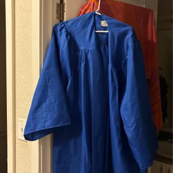 Navy Blue Cap And Gown