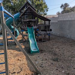 Free Swing And Slide Set