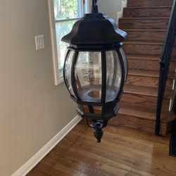 Black Lantern Pendant - Like New