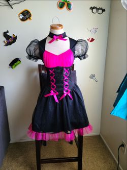 Black and Pink Dreess Halloween Costume  Size S