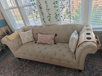 Farmhouse style Sofa set, lounge chairs and ottoman for sale