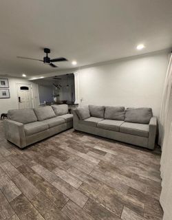 Sectional living spaces couches