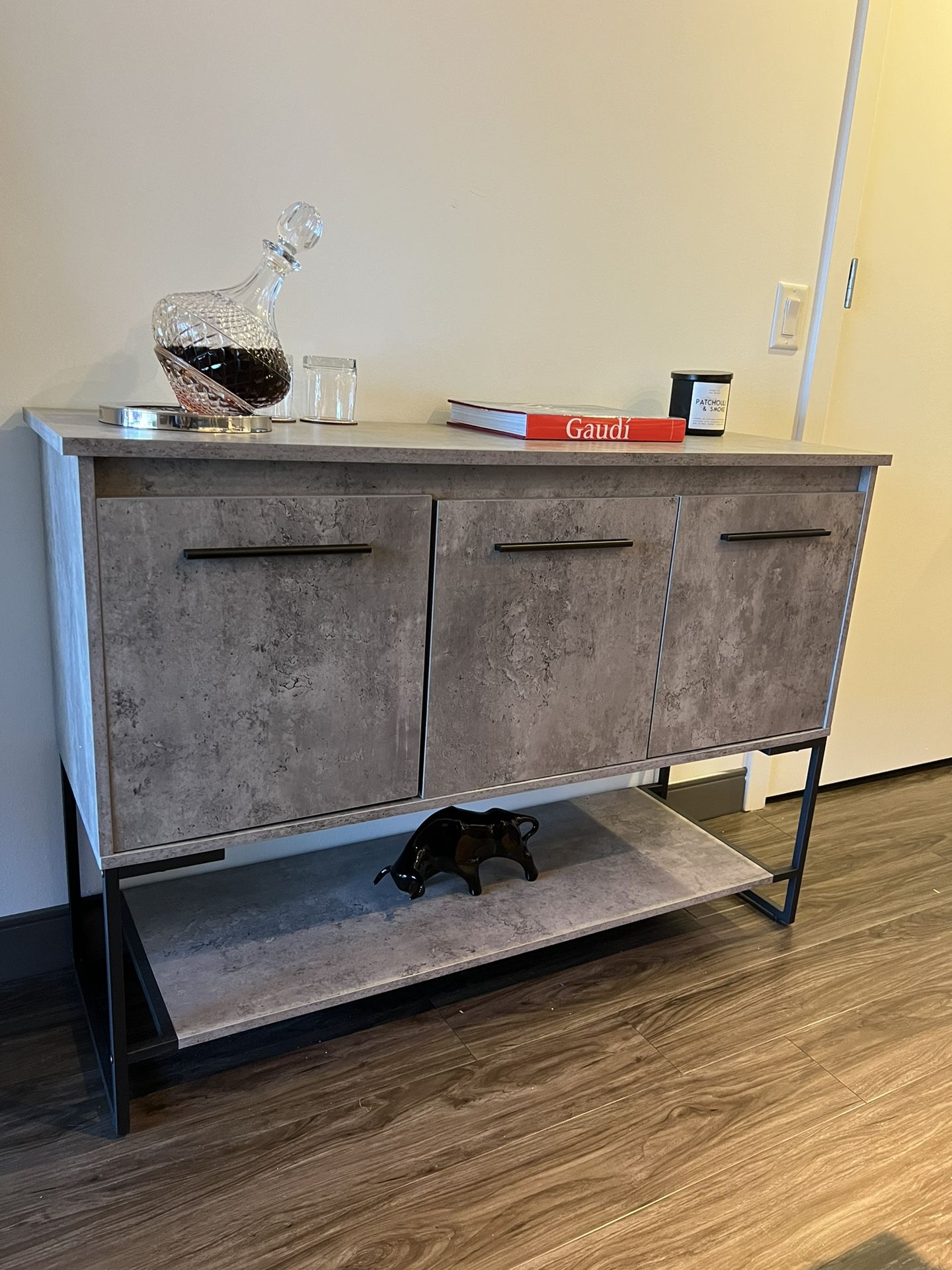 (Unboxed Brand New) Bar Cabinet Console Table