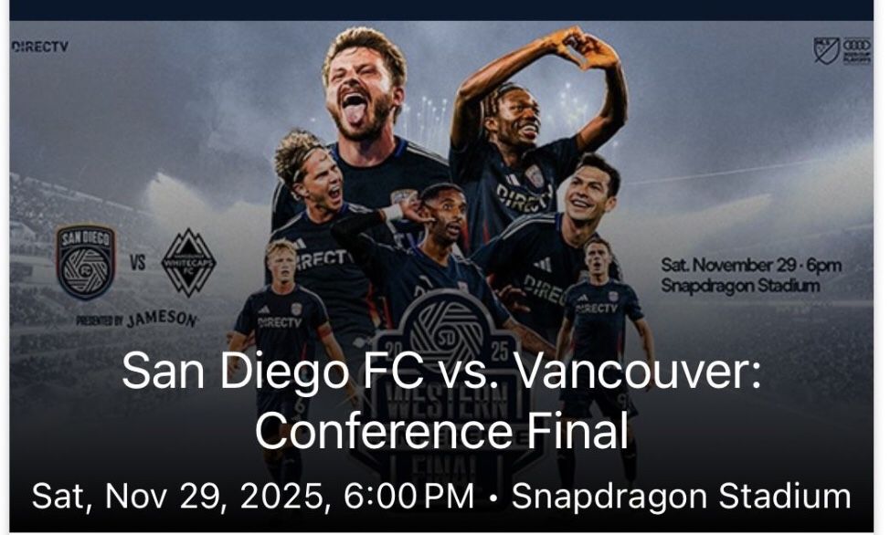 San Diego FC Vs Whitecaps FC