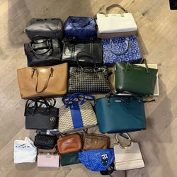 Michael Kors Kait Of Spade Coach Guess Karl Lagerfeld Trina Turk and Other Purse Collection 19 Bags