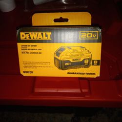 Dewalt Lithium Ion Battery  20v  8AH