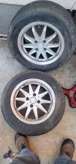 4x100 One Pair Of Konig Wheels 