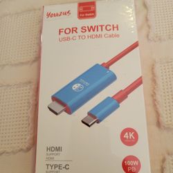 Switch - USB-C TO HDMI CABLE