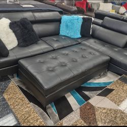 MODERN SOFA WITH ADJUSTABLE HEADRESTS!!!TEXT 30777 TO 22462 FOR $50 DOWN!!!DELIVERY TONIGHT!!!