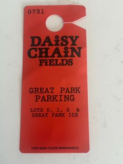 Daisy Chain Fields Parking pass