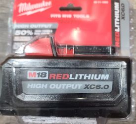 Milwaukee  6 Ah Battery 