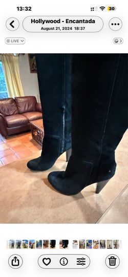 New Jessica Simpson black suede boots