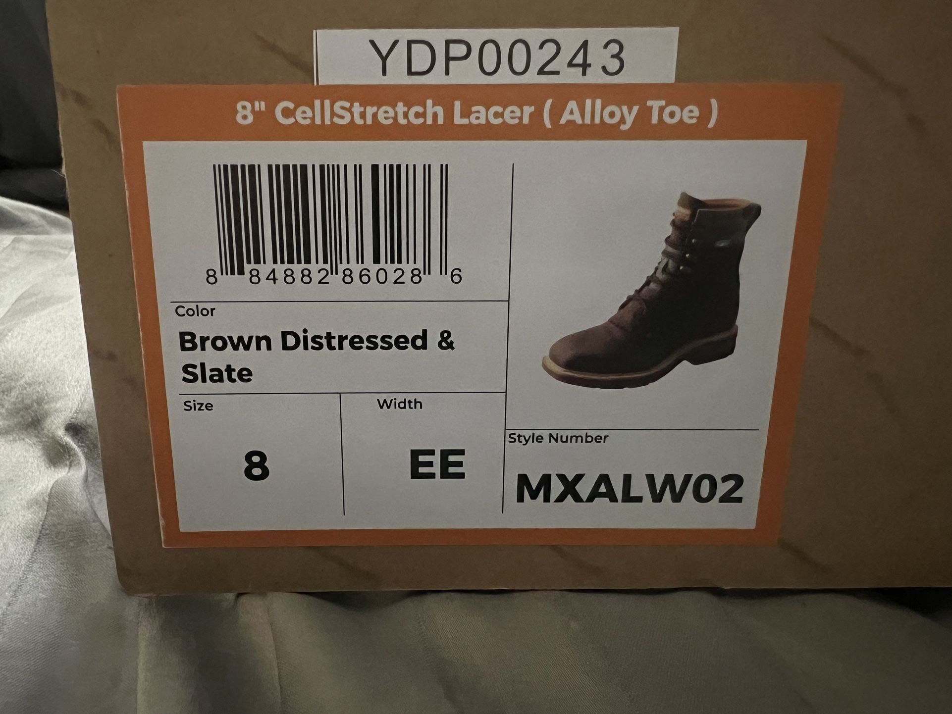 Men’s Twisted X Work Boots 8 EE