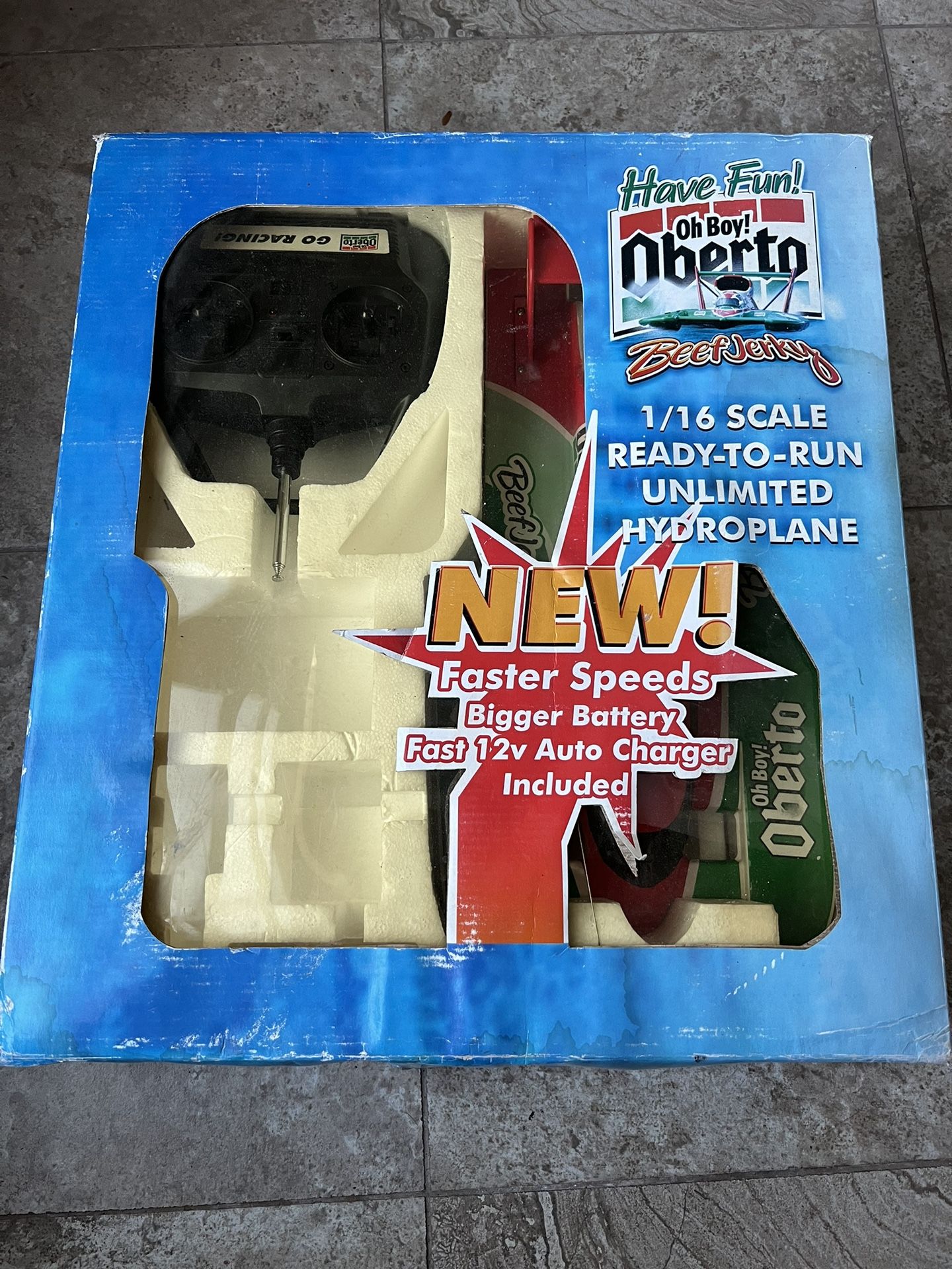 1/16 Scale Remote Control Oh Boy Oberto Hydroplane Boat