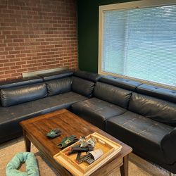 Free For Pick Up Leather Sectional Couch