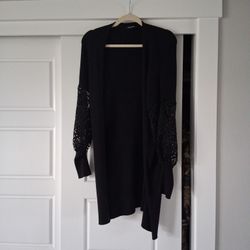 XS Black Express Cardigan